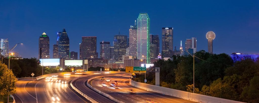 Dallas Skyline at Night