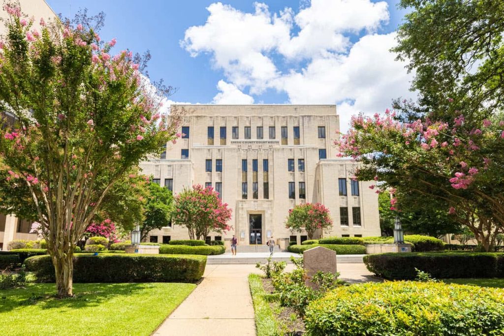 Longview, Texas, USA - The Gregg County Courthouse